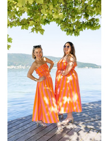 Robe Alessandra orange ou a consommer sur place