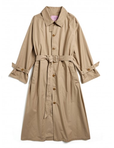 Le trench Gaby toile bio-recyclée Beige toast Fin de série