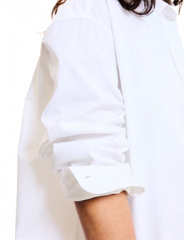 La chemise CEO Poppy popeline de coton bio Blanc extra blanc Découvrez la collection