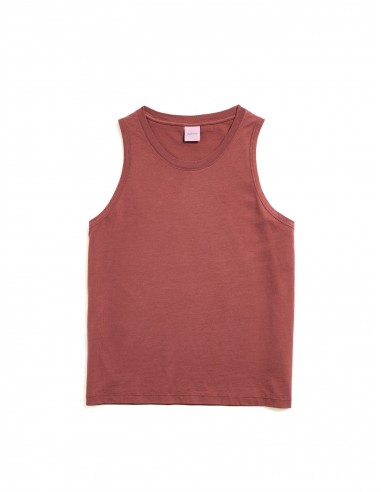 Le tee-shirt débardeur Willie® jersey bio-recyclé Terracotta 50-70% off 