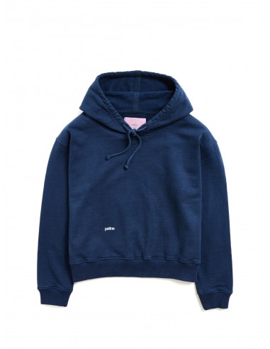 Le sweatshirt Hoodie Boxy Marty® molleton bio-recyclé Bleu navy sur le site 