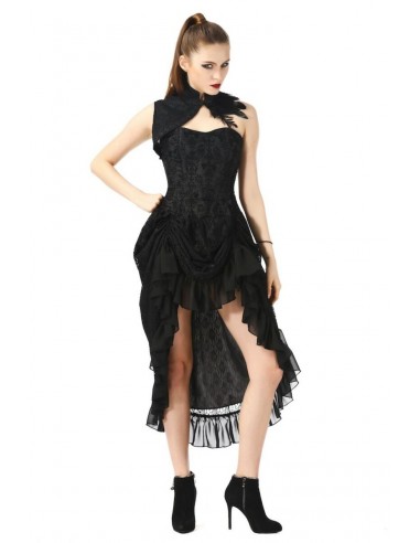 ROBE NOIR STYLE CABARET GOTHIQUE en ligne