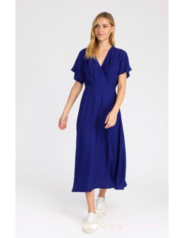 Robe MALOUSSIANE Bleu électric est présent 