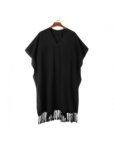 Poncho noir homme de l' environnement