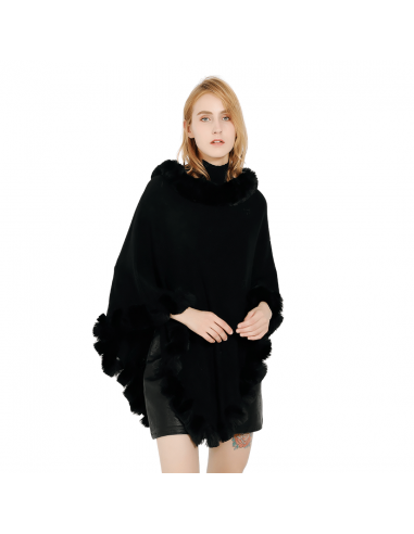 Poncho femme noir Venez acheter