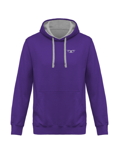 Sweat à capuche YOOV® violet commande en ligne