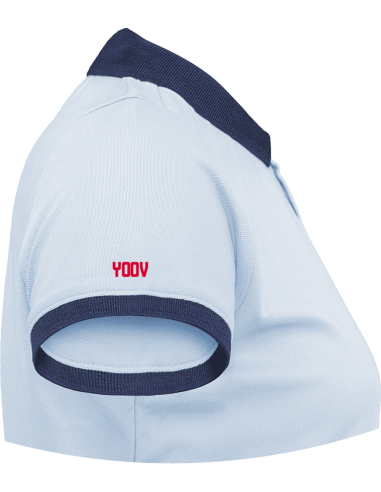 Polo YOOV® "Golf" bleu Livraison rapide