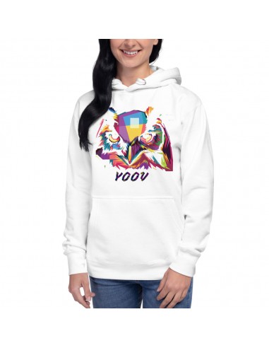 Sweat à Capuche YOOV® Original "Miami" blanc les ctes