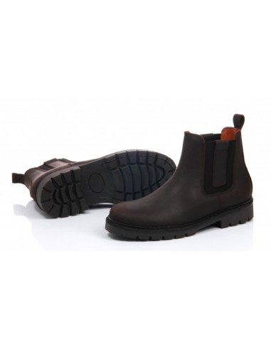 Boots en cuir marron - Aventura hantent personnes