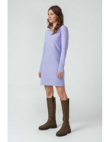 Robe Iebe mauve en coton bio Skfk les ctes